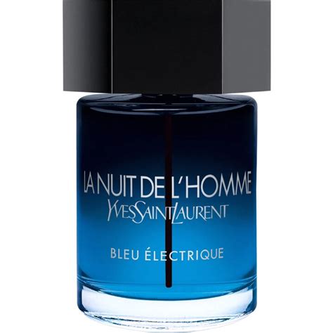 la nuit de l'homme electric blue yves saint laurent|ysl la nuit bleu électrique.